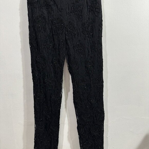LAFAYETTE 148 Hand Beaded‎ Evening Dress Pants Size 4 - Picture 1 of 10